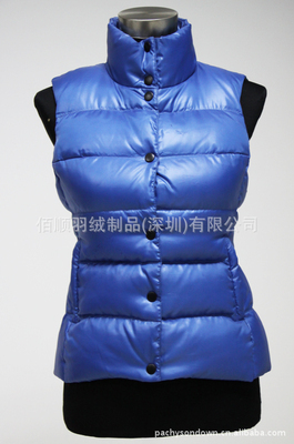 佰順羽絨 專業生產女裝修身防水保暖羽絨服馬甲背心，實力工廠直供批發